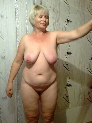 Old nude mature lady